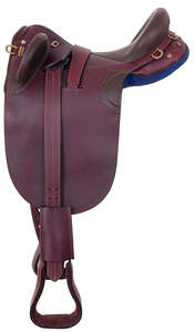 Flair Stock Saddle - Brown - 17 inch