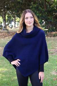 Possum Merino: Lothlorian Zinity Possum Merino Cowl Neck Poncho