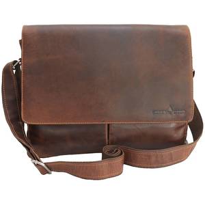 Handbags Luggage Wallets: Greenwood Leather Laptop Bag - Sandal