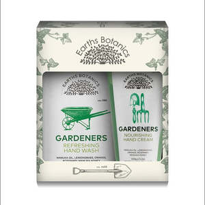 Lotions Potions: Earth Botanics Gardeners Gift Box - Hand Wash And Hand Cream Tube