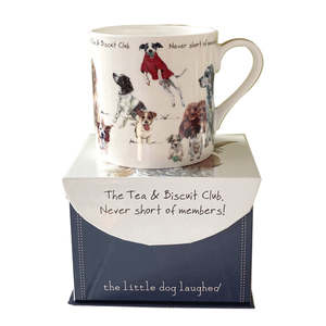 Christmas For Him: Little Dog Laughed - Biscuit Club - Boxed Mug
