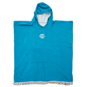 Moana Road: Moana Rd Cotton Towel Hoodie - Blue