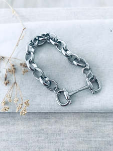 Twigg Linked Snaffle Chain Bracelet