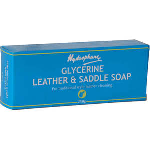 Leather Canvas Care: Hydrophane Glycerine Leather and Saddle Soap