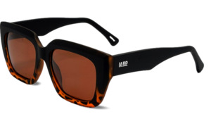 Moana Rd Sunnies - Noode - Black with Tortoise Arms