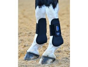 WeatherBeeta Tough-Tec Prime Open Front Boots - Black/Black