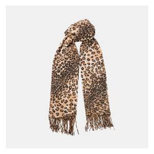 Adeline Scarf - Golden Leopard Print