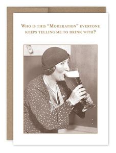 Greeting Cards: Shannon Martin - Who Is This Moderation - Greeting card