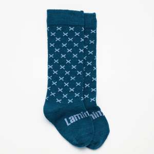 Lamington Merino Knee High Socks - Baby - Lake