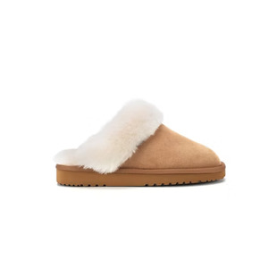 Slippers: Juliet Sheepskin Scuff Slippers – Chestnut
