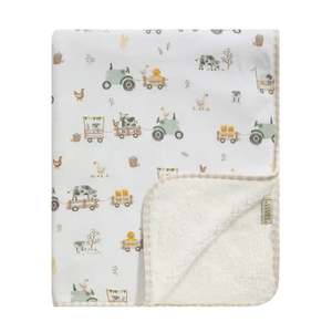 Sherpa Blanket - Tractor Ride