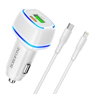 Android Charging Cables: In-Car Fast Charger Dual-Port with Charging Cable