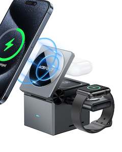 3-in-1 MagSafe Foldable Wireless Charging Station