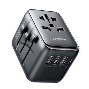 Chargers: Universal Travel Adaptor, 17W, with USB-A and USB-C Ports