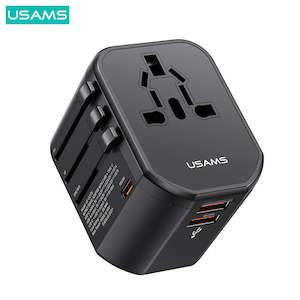 Chargers: Travel Power Adapter - 20W Fast Charging Type-C + Dual USB Ports