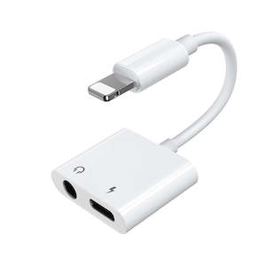 2-in-1 Lightning to 3.5mm Aux and Lightning Adaptor