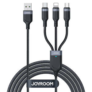 Premium Braided 3-in-1 Cable