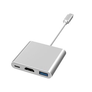 Hdmi Cables: 3-in-1 Type C to HDMI USB Hub Adaptor