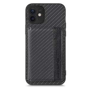 iPhone 12 Phone Case with RFID Blocking Magnetic Card Holder