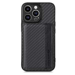 Apple Iphone 12 Pro Phone Cases: iPhone 12 Pro Phone Case with RFID Blocking Magnetic Card Holder