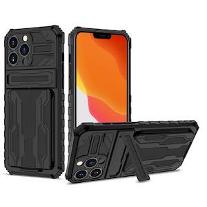 Apple Iphone 12 Pro Phone Cases: iPhone 12 Pro Case Drop-proof Protective Case with Hidden Card Slot and Kickstand