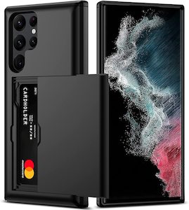 Samsung Galaxy S22 Ultra Phone Cases: Samsung Galaxy S22 Ultra With Card Holder Phone Case