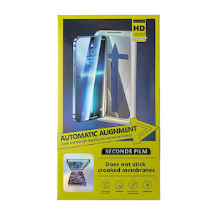 iPhone 13 Pro Max Easy-Install Kit Glass Screen Protector - Clear/Black