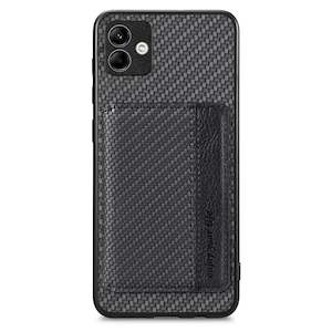 Samsung Galaxy A03 Phone Cases: Samsung A03 Phone Case with RFID Blocking Magnetic Card Holder