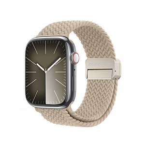 Stretchable Nylon Apple Watch Band - Beige