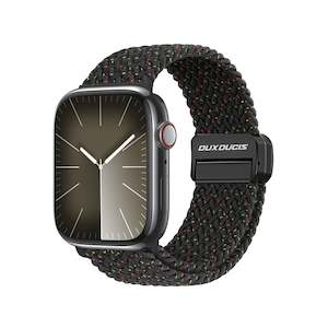 Stretchable Nylon Apple Watch Band - Black Unity