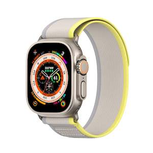 Smart Watches Amp Wearables: Woven Nylon Apple Watch Band - Yellow/Beige