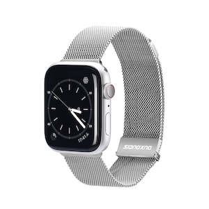 Premium Milanese Apple Watch Band – Silver