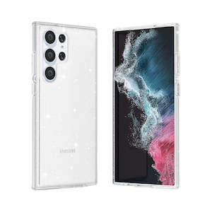 Samsung Note20 Case Clear Glitter Case