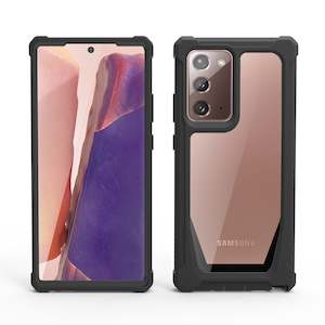 Samsung Galaxy Note 20 Ultra Protective Case with Raised Edges - Black