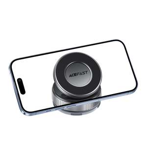 Magnetic Dashboard Phone Holder, Manual Lock, Suction Cup Base - ACEFAST