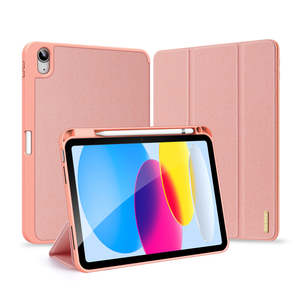 iPad 10th / 11th Gen Case – Pink Protective Cover with Pencil Slot & Foldable Stand