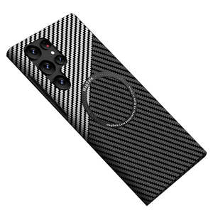 Samsung Galaxy S23 Ultra Carbon Fibre Texture Case MagSafe-compatible