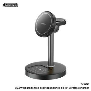 Wireless Chargers: Magnetic 3 in 1 Wireless Charger Stand for iPhone, Apple Watch & AirPods