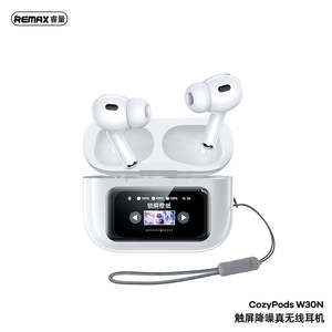 Headphones Audio: Bluetooth ANC Earbuds with LCD Touch Case – Noise Cancelling