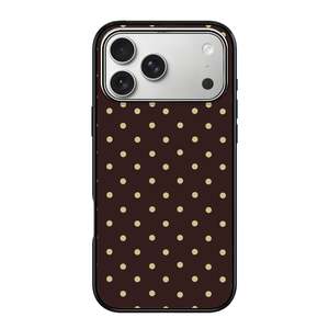 Magnetic iPhone Case - Choco Dots