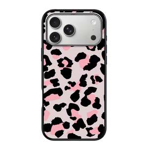 Magnetic iPhone Case - Pink Leopard