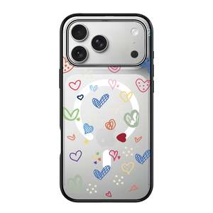 Magnetic iPhone Case - Love Doodles