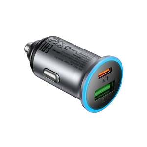 65W (USB-A+USB-C) Dual-Port Car Charger