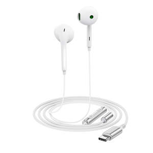 USB-C Half In-ear Wired Earphones with Mic