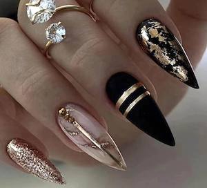 Easy Glam Night Cap Quick Nails