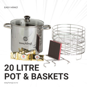 Our: Triply 20 litre Cooking Kit ⭐️ Plus 4 FREE Flavour packs store in freezer (no need to thaw)