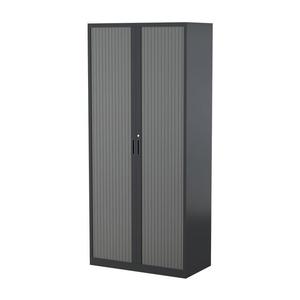 Five Shelf Steelco Tambour Door Cabinet