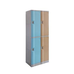 Steelco ABS Plastic Locker - Bank of 2 - 2 Door Full Height