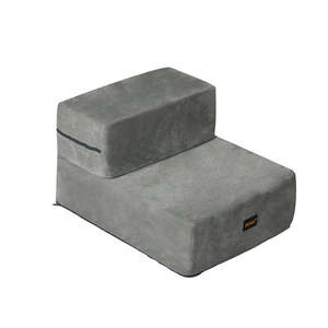 Pet: PaWz Pet Stairs 2 Step Ramp Portable Adjustable Climbing Ladder Soft Washable