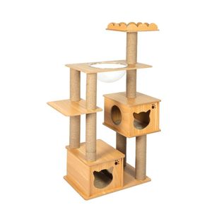 Cat Supplies: PaWz Cat Tree Scratching Post Scratcher Cats Tower Wood Condo Toys House